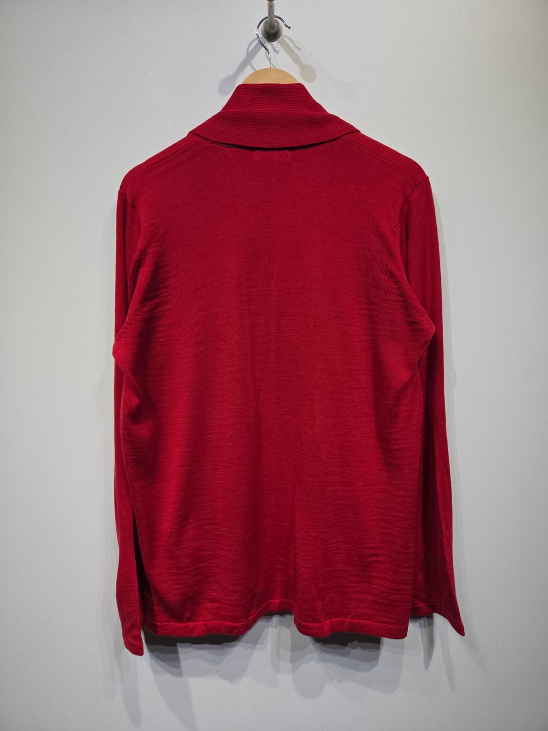 Calvin Klein 캘빈클라인 울 블렌드 숄카라 가디건 상품이미지6