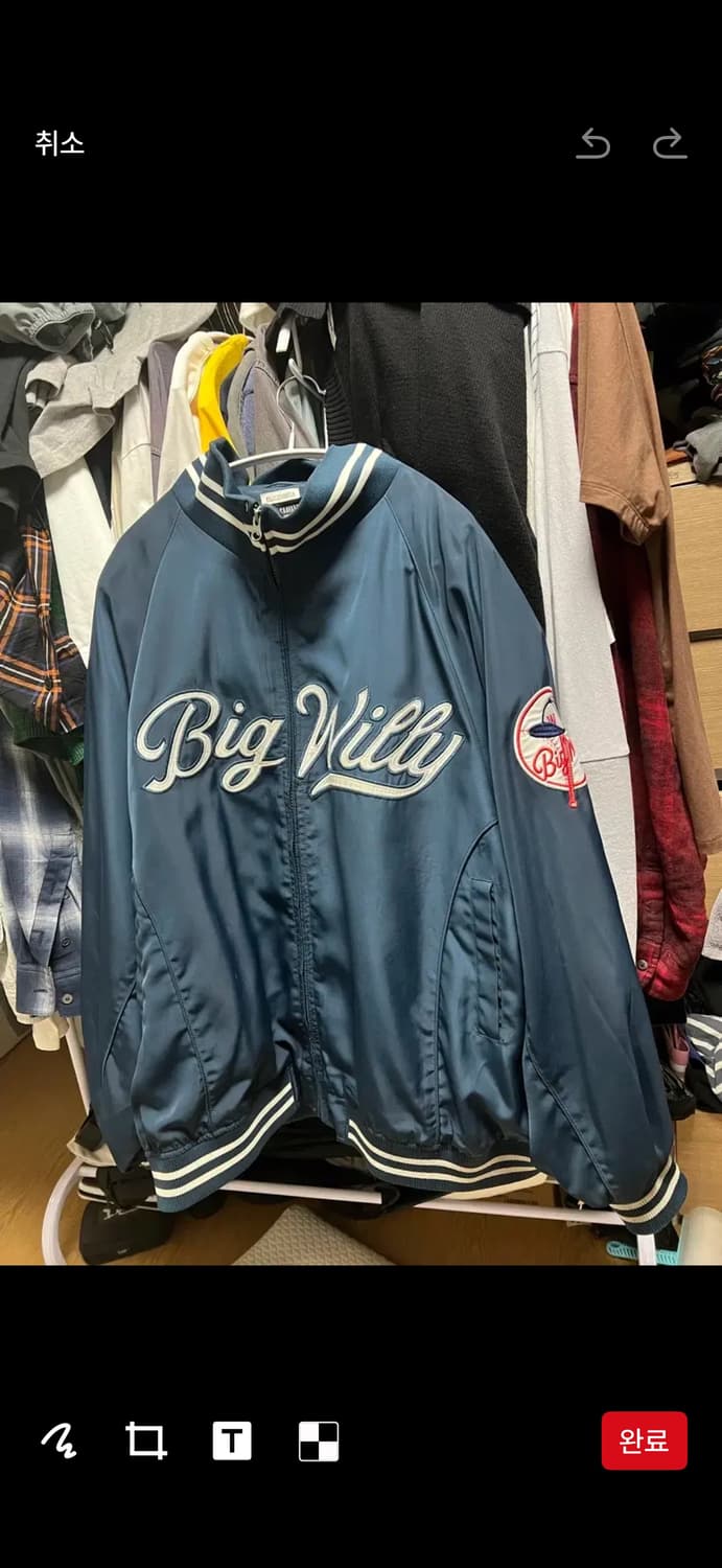 [우주매물] 정품 윌리차바리아 베이스볼 자켓 m사이즈 상품이미지1