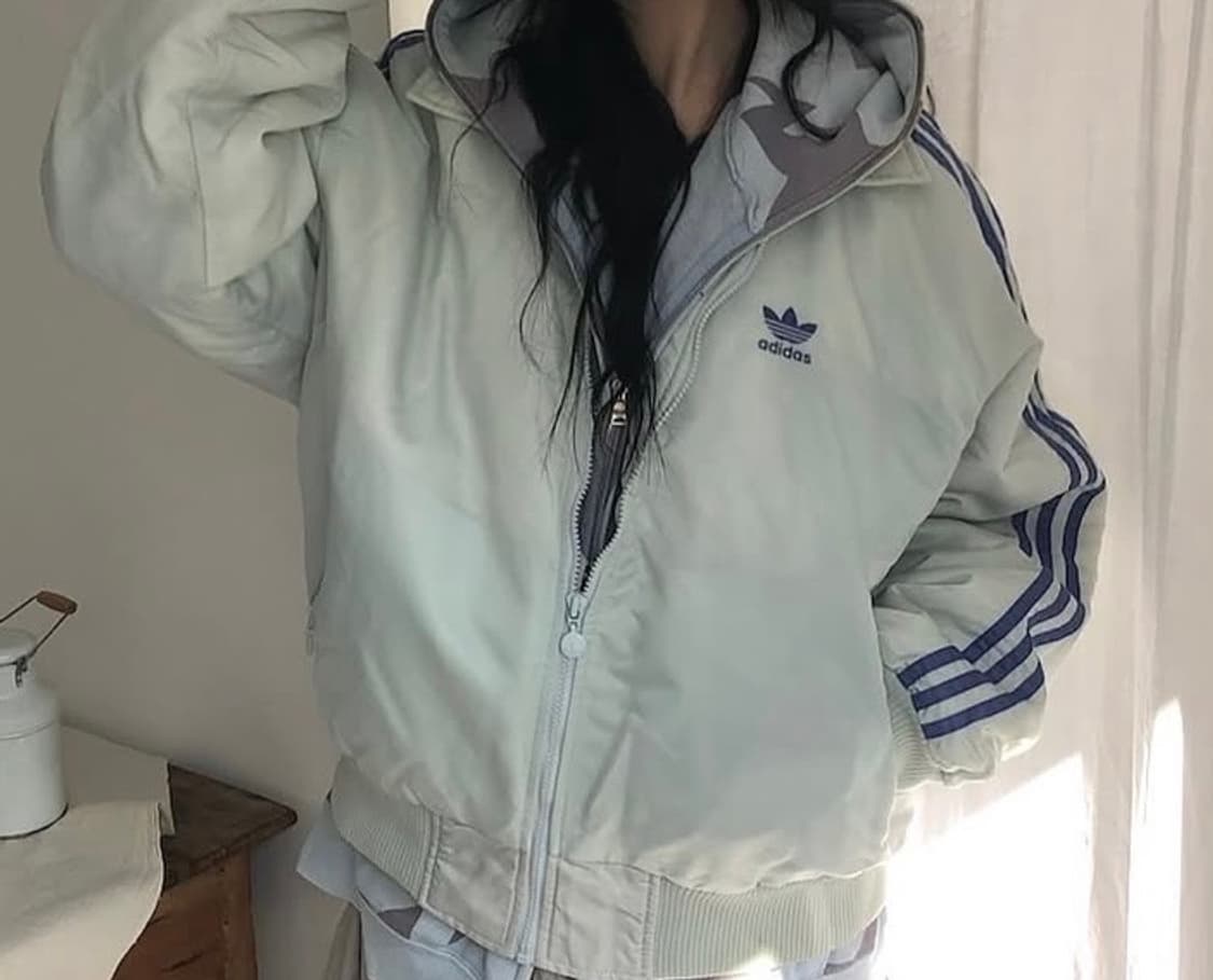 아디다스 80s 빅로고 패딩 상품이미지1