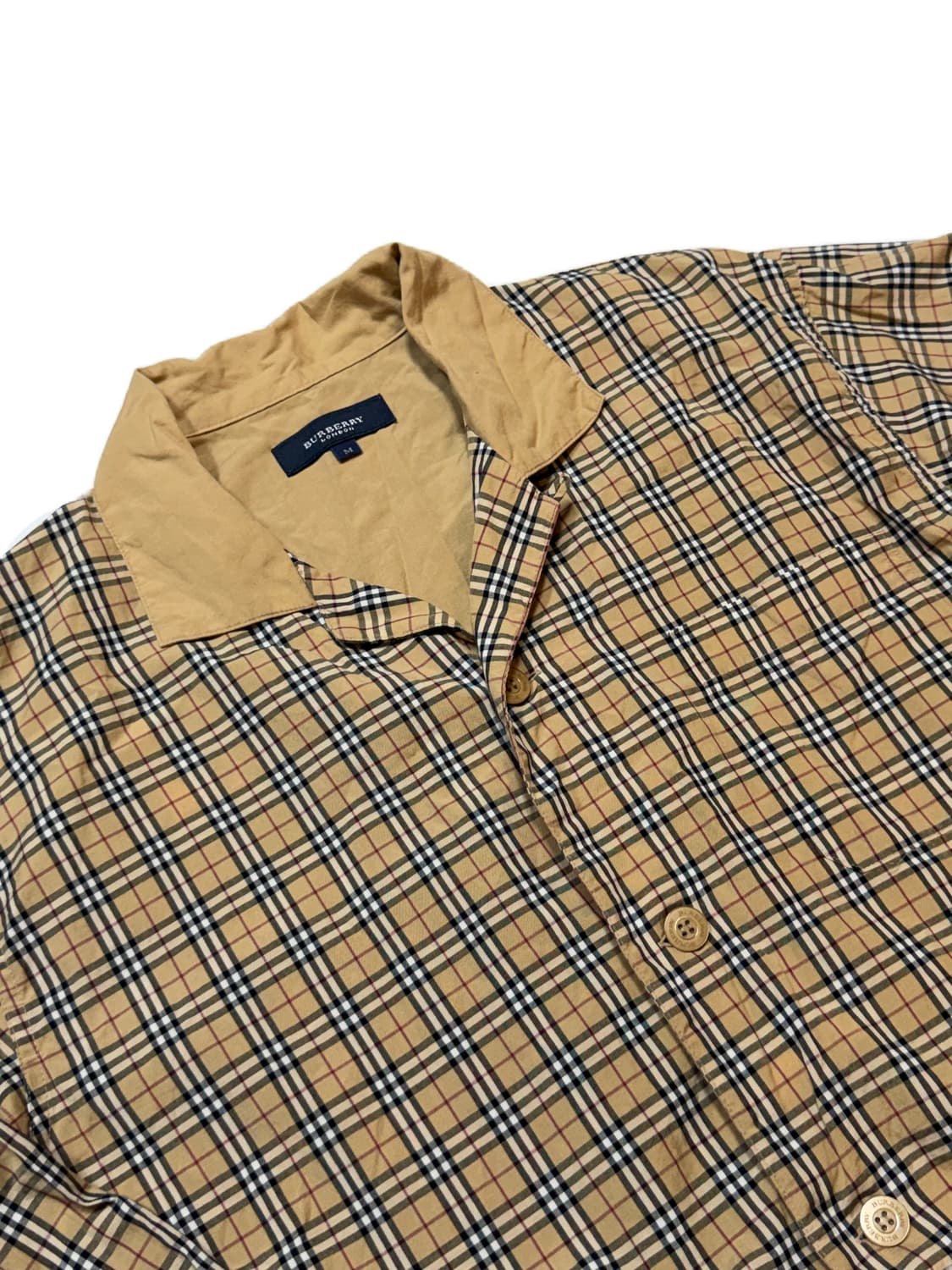 버버리 빈티지 체크 셔츠 상품이미지4