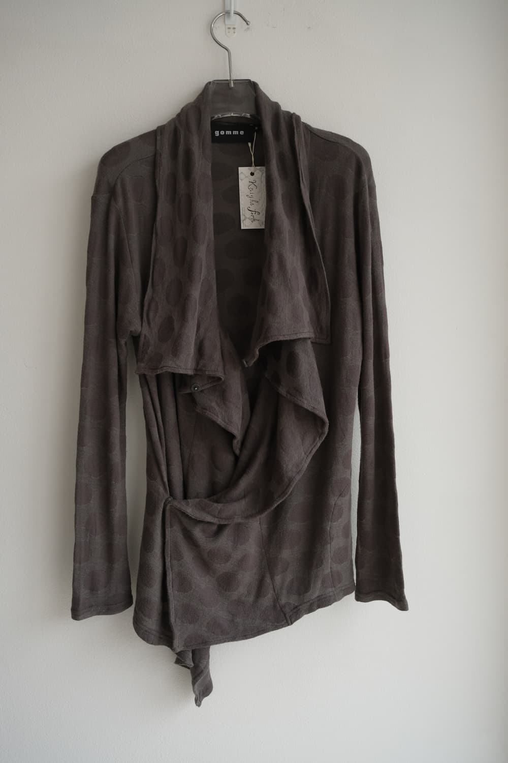 Dot Drape cardigan 상품이미지4