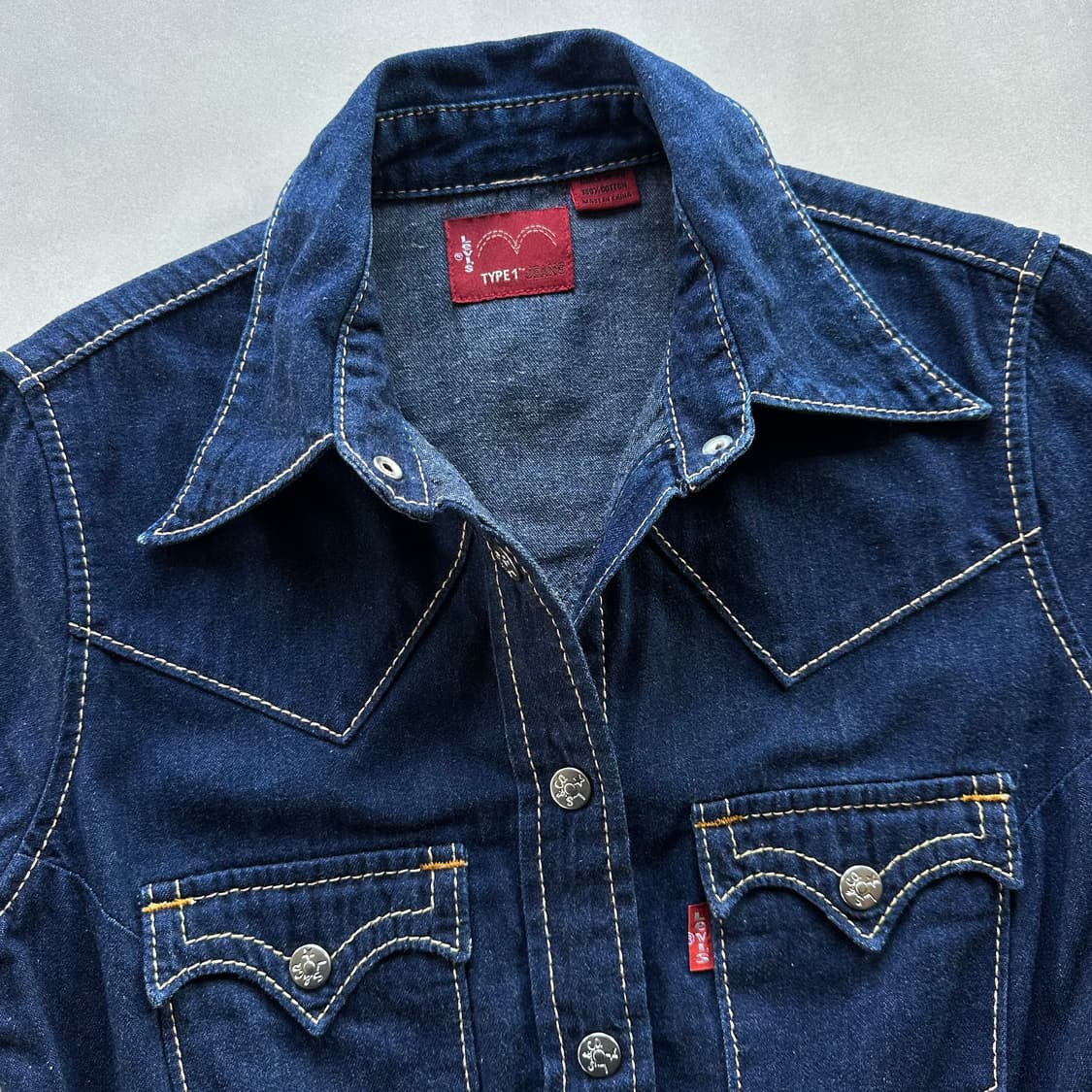 [S]리바이스 Levi's 타입원 웨스턴 데님 셔츠 상품이미지9