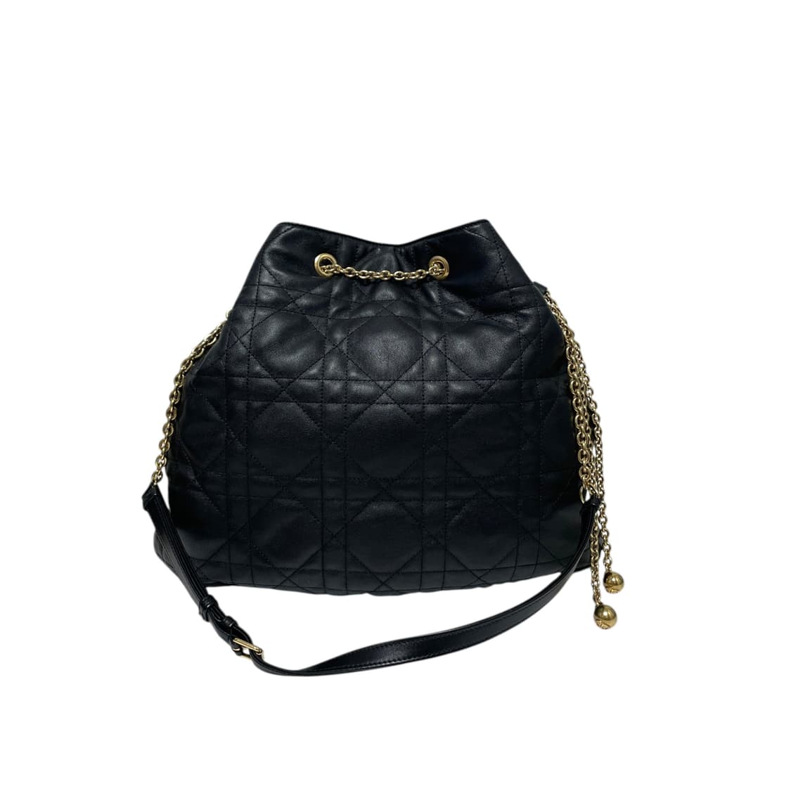 디올 블랙 서플 까나쥬 암미(아미) 라지 숄더백H00287 상품이미지1