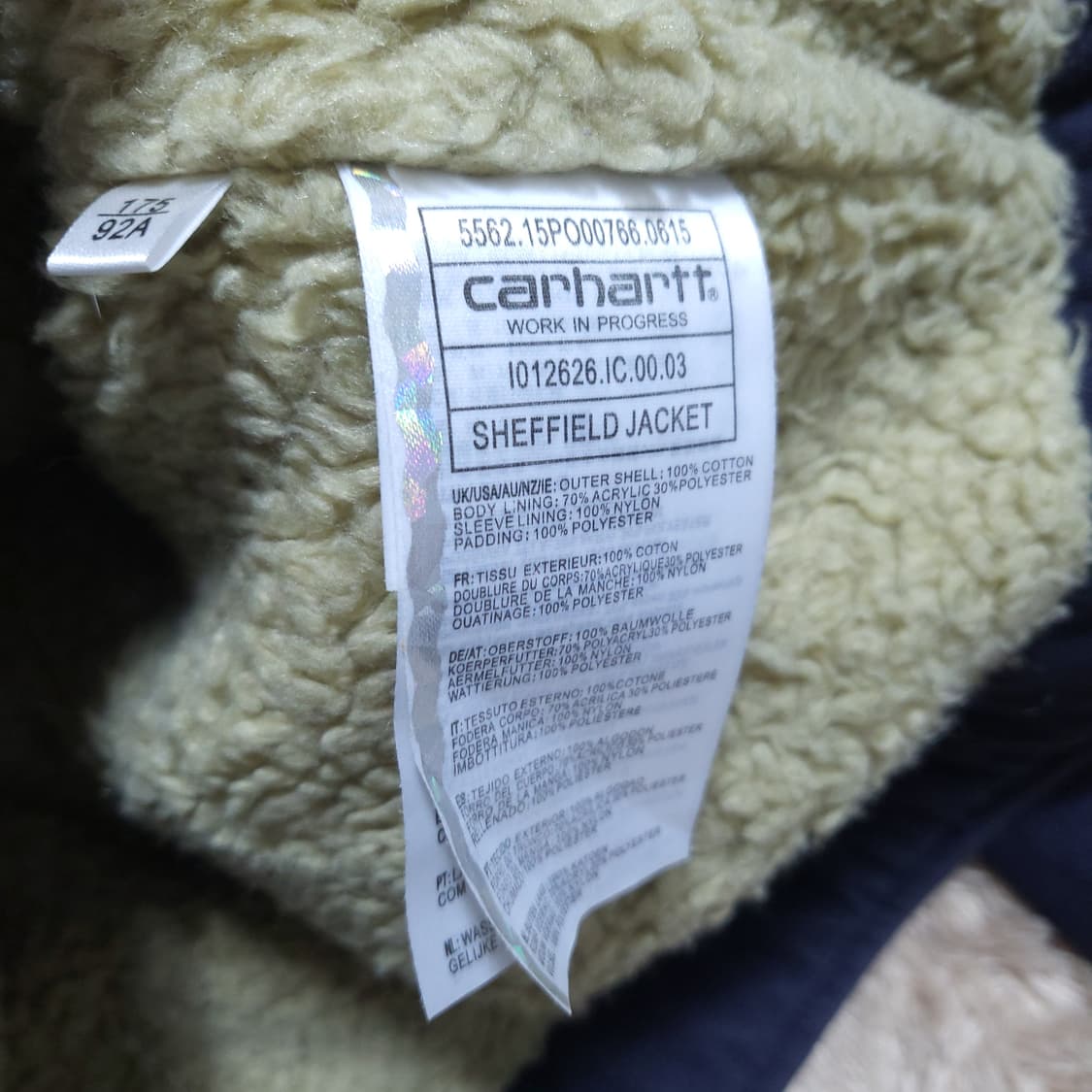 칼하트 쉐필드 자켓 m 0113 상품이미지10