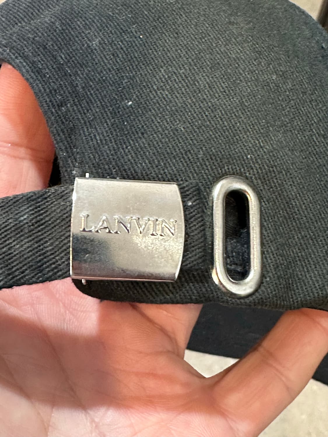 갤러리디파트먼트 x 랑방 페인팅 로고 볼캡 상품이미지4