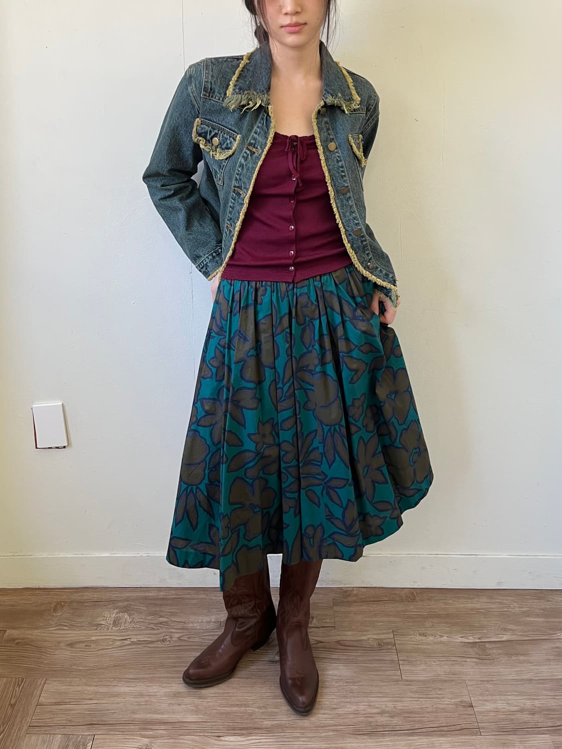 CHACON BLUE 데님 자켓 상품이미지5