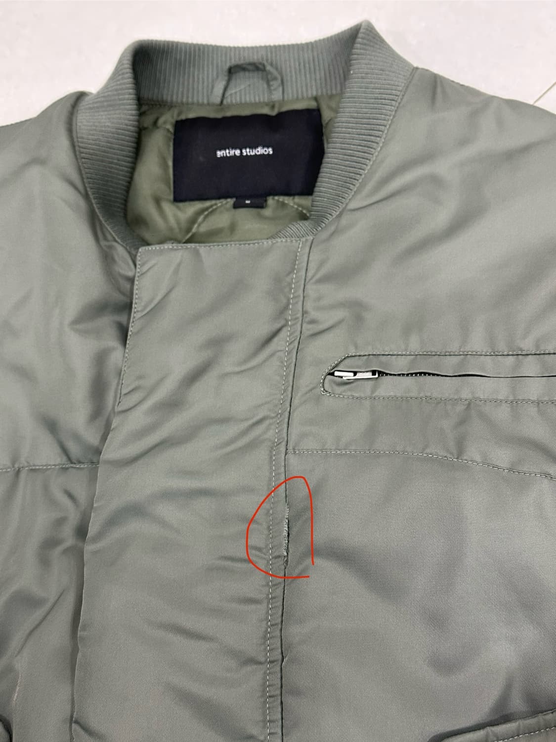 [M] 엔타이어 스튜디오 A2 봄버자켓  상품이미지3