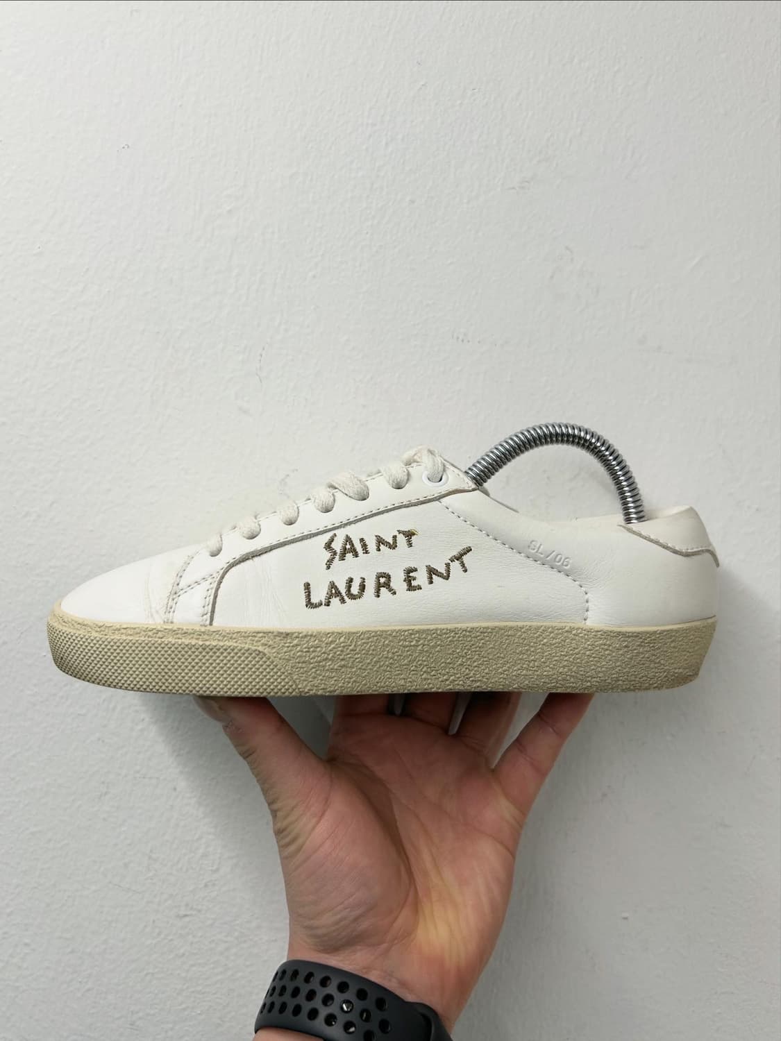 생로랑 SL/06 스니커즈 화이트 225 상품이미지1