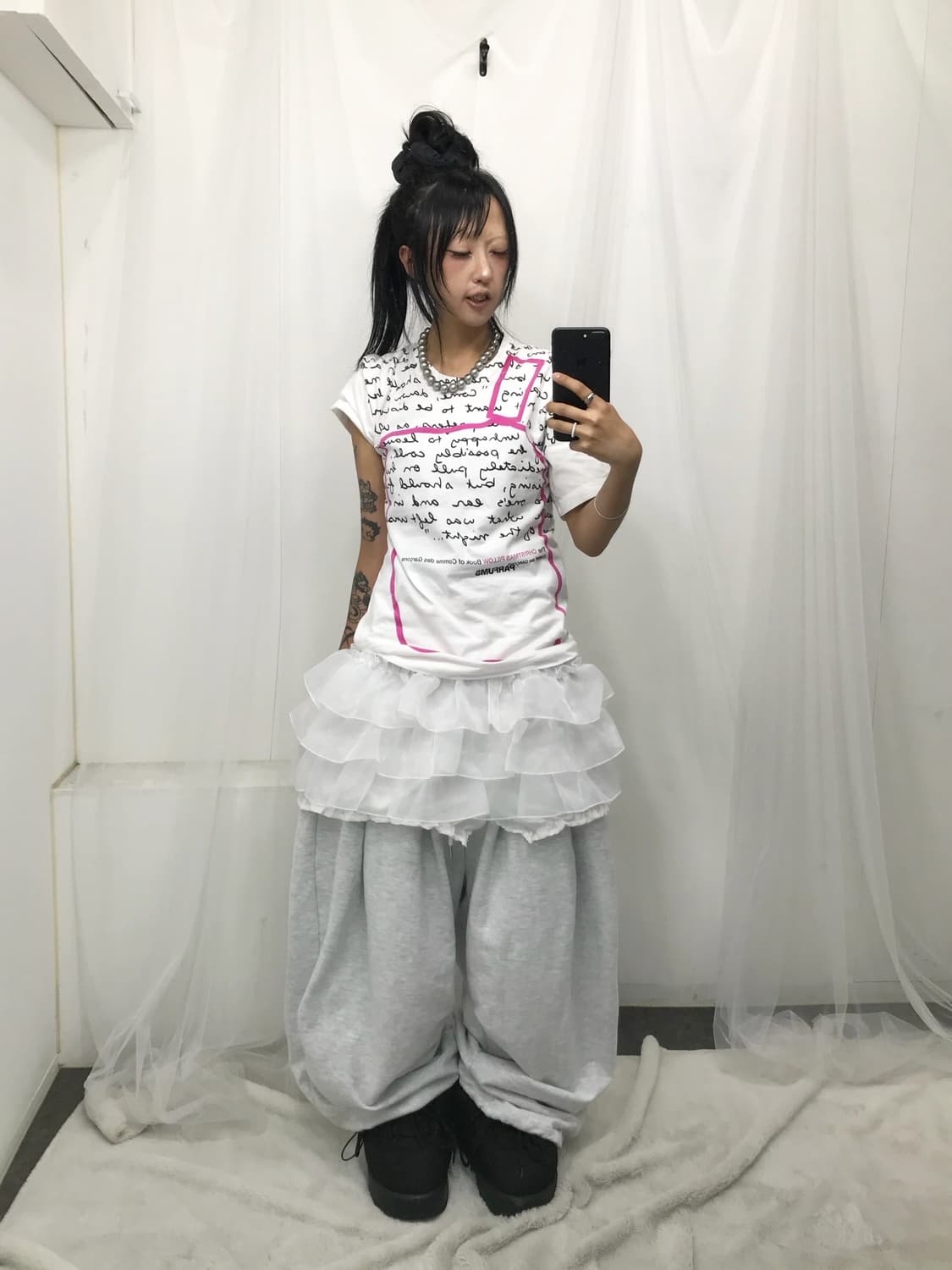 < Comme Des Garcons 00s Graphic T-shirt  상품이미지3