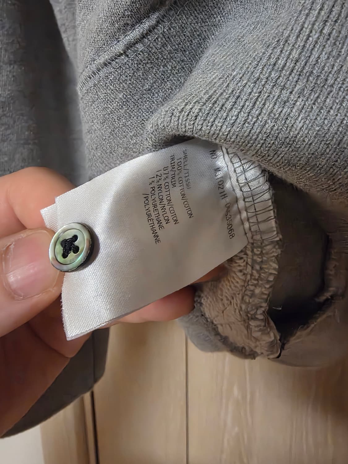 [3사이즈]24년 톰브라운 엔지니어드 사선완장 맨투맨 그레이 상품이미지9