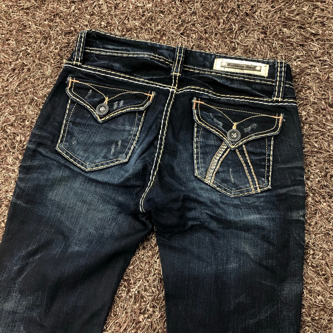 버커루 스티치 워싱 디스 데님 팬츠 상품이미지5