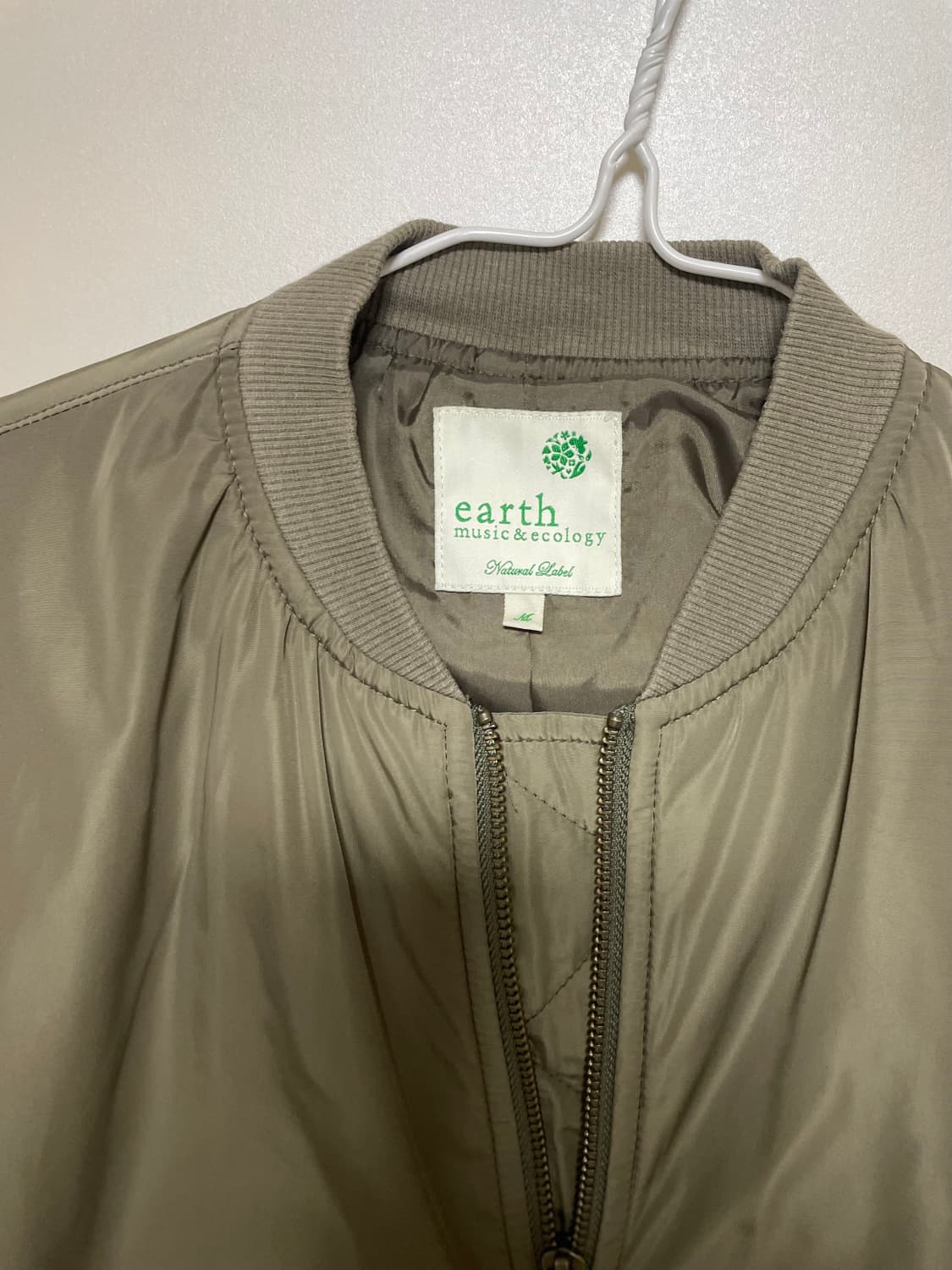 Earth Music & Ecology 일본 여성 봄버 자켓 M 상품이미지2