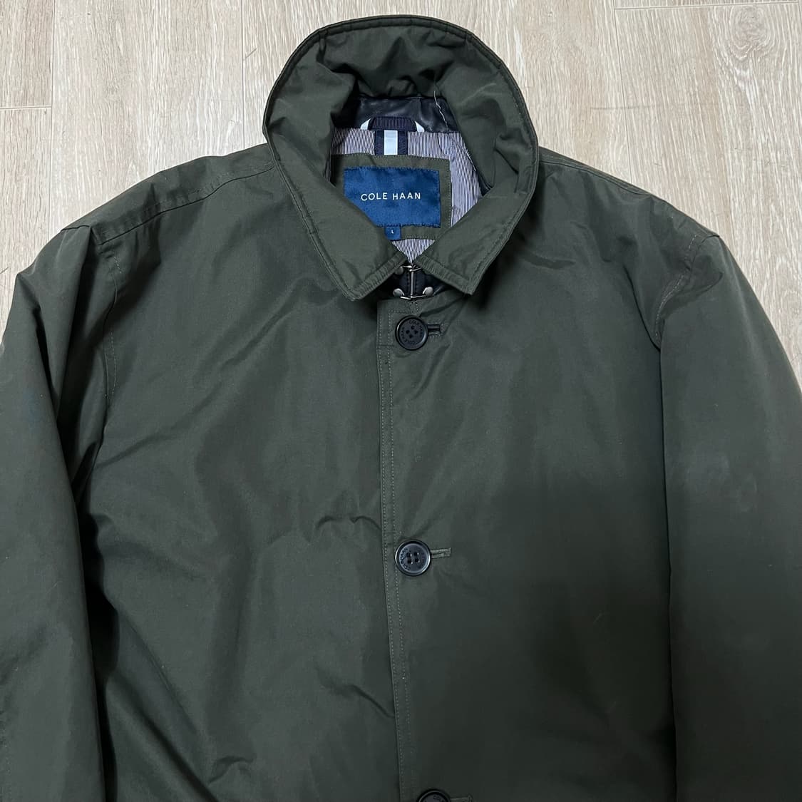 콜한 남성 스탠다드 누빔 안감 패딩코트 L/100  상품이미지2