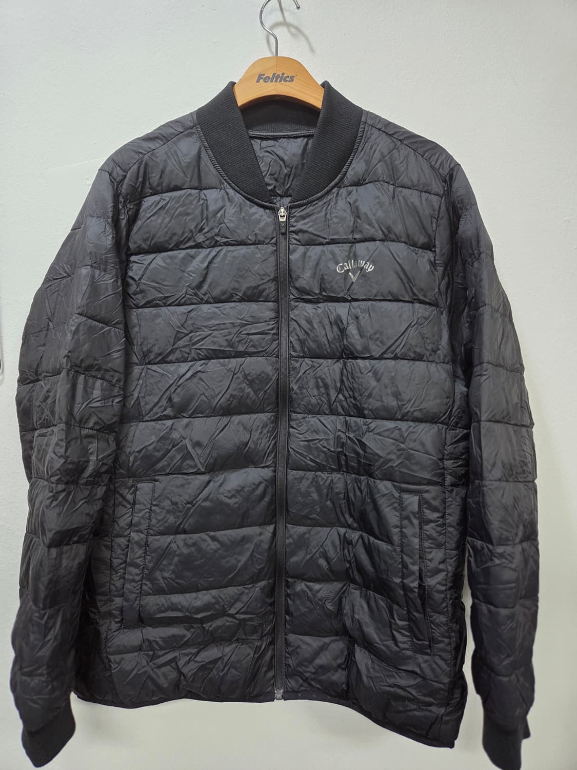 캘러웨이 블랙 경량 폴리패딩 점퍼 105 상품이미지1