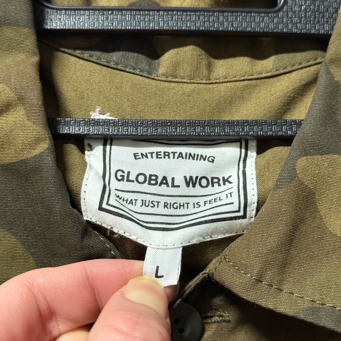 Global Work 우드랜드 카모 더블 포켓 긴팔 셔츠 상품이미지5