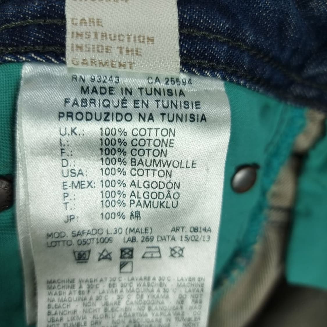 [디젤] 빈티지 슬림핏 청바지 P01509 상품이미지8