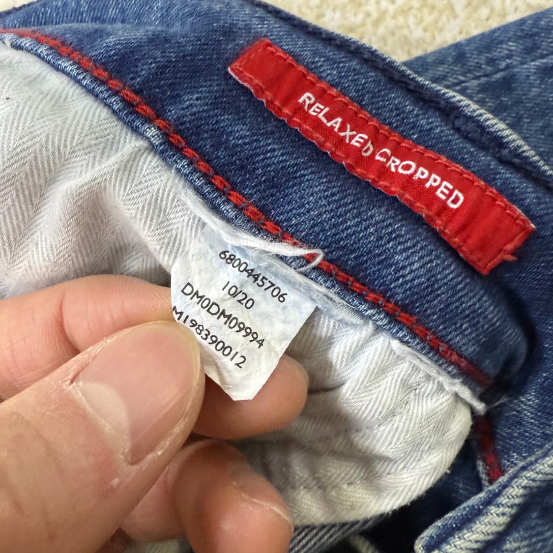 [32] 타미진스 스탠다드 핏 데님팬츠 1226T1 상품이미지5