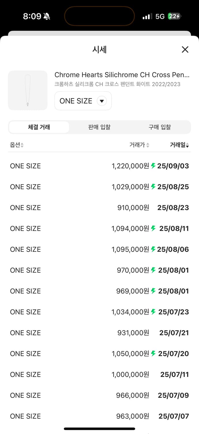 크롬하츠 화이트 실리크롬 상품이미지3