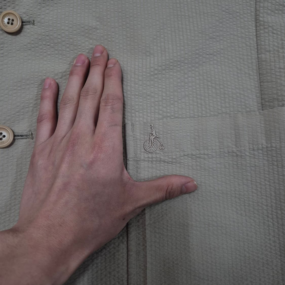 빈폴 남성 클래식 싱글 블레이저 린넨 자켓 L(100) 상품이미지5