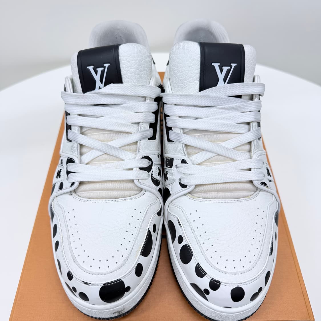 [A급/275] 루이비통 x 쿠사마 야요이 트레이너 스니커즈 블랙 상품이미지6