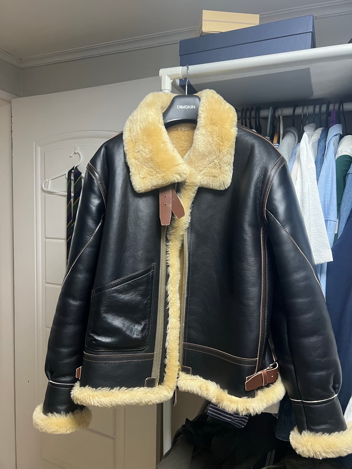 딤스킨 USAAF 무스탕 L사이즈 상품이미지1