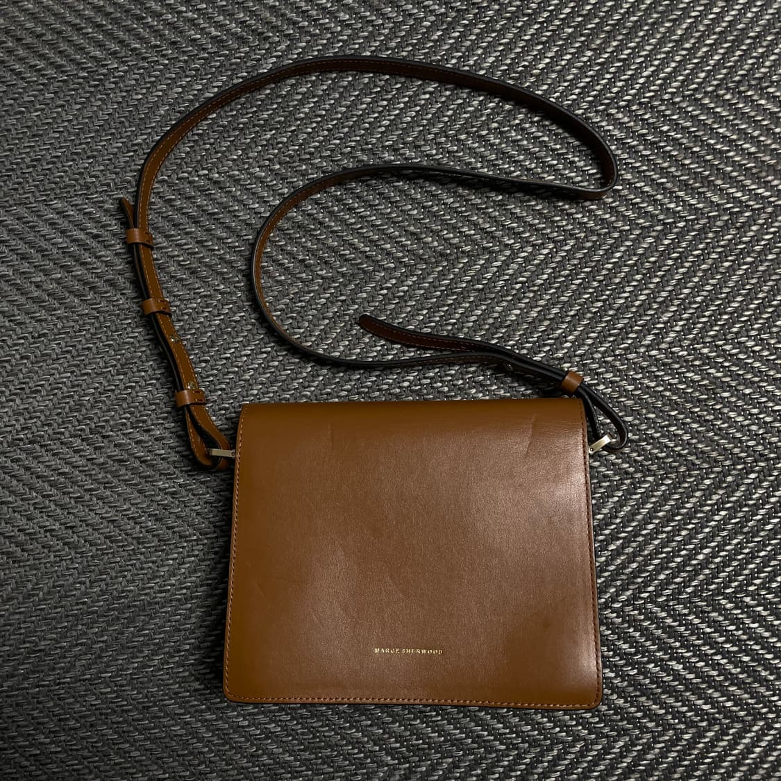 마지셔우드 브라운 빈티지브릭 크로스백y 5346 상품이미지6