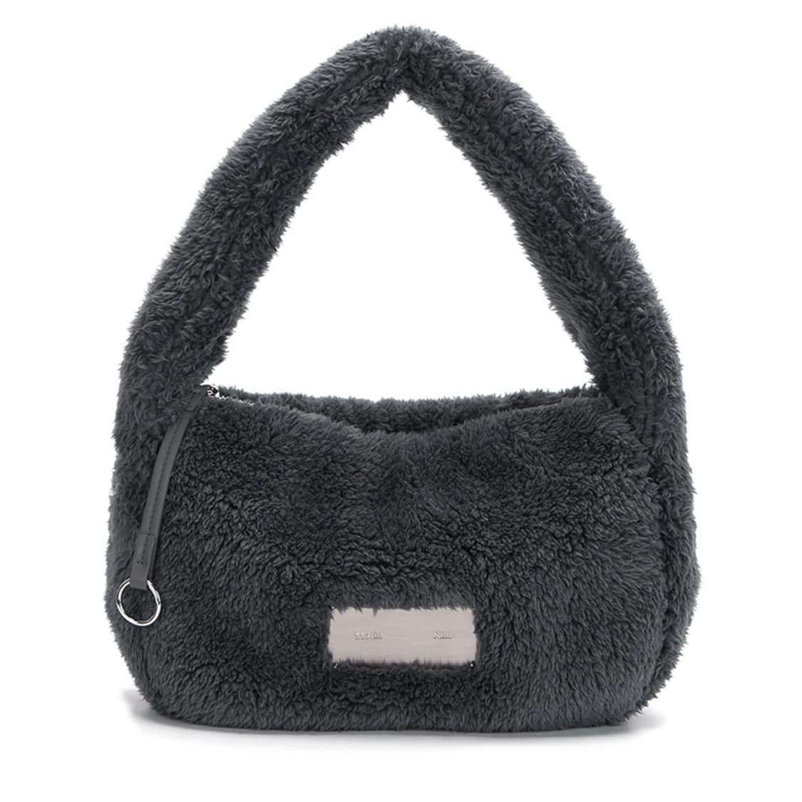 마뗑킴 플러피 토트백 인 차콜 상품이미지1