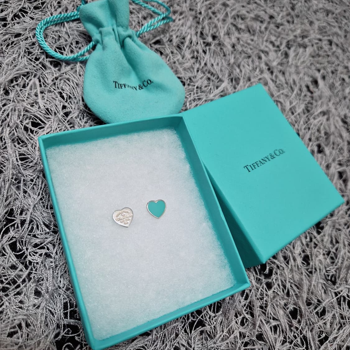 티파니 정품 민트 다이아몬드 귀걸이 상품이미지1