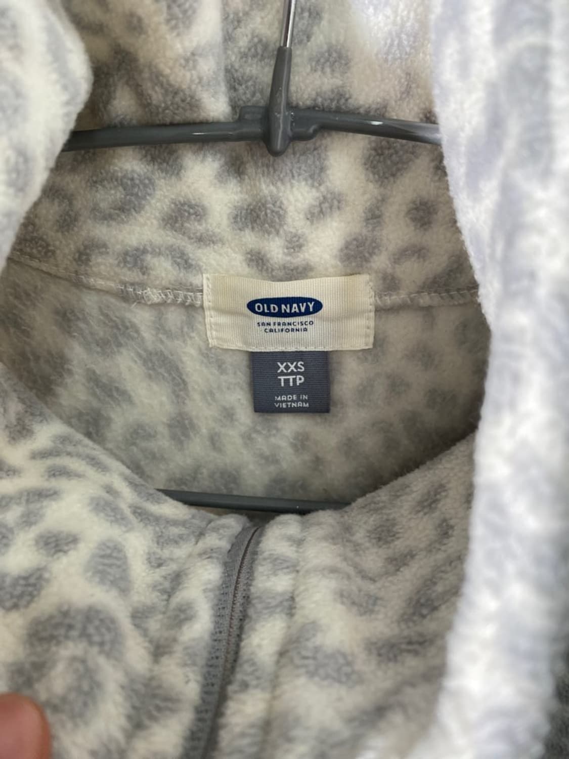 old navy 레오파드 후리스 플리스 상품이미지3