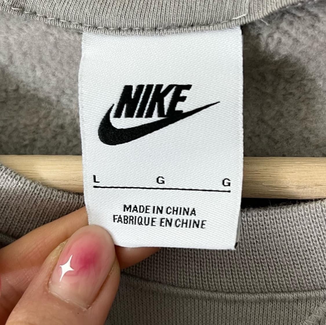 나이키 그레이 한글날 라운드 맨투맨 상품이미지8