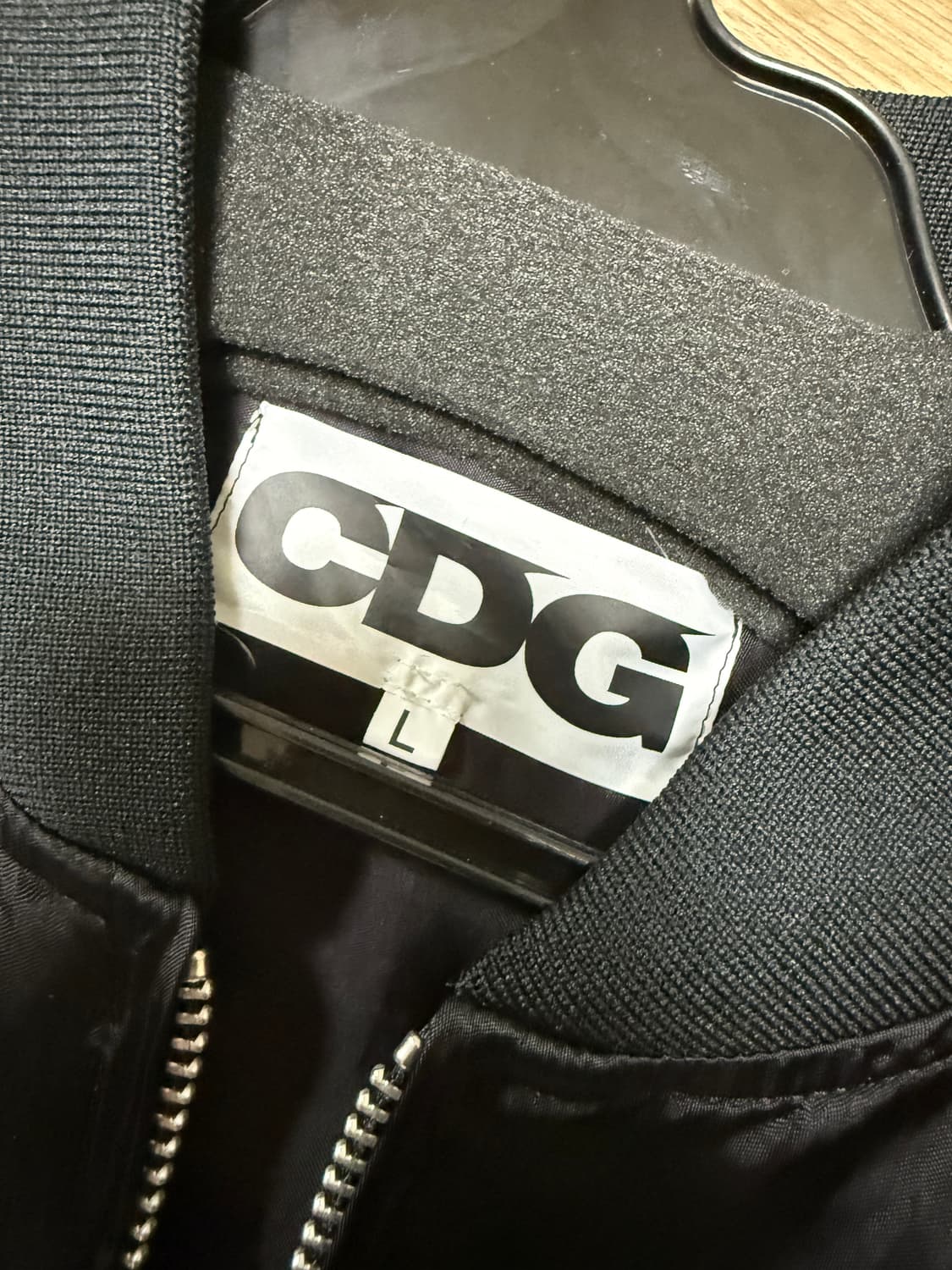 [L] CDG 84-85 스태프 블루종 블랙 상품이미지4