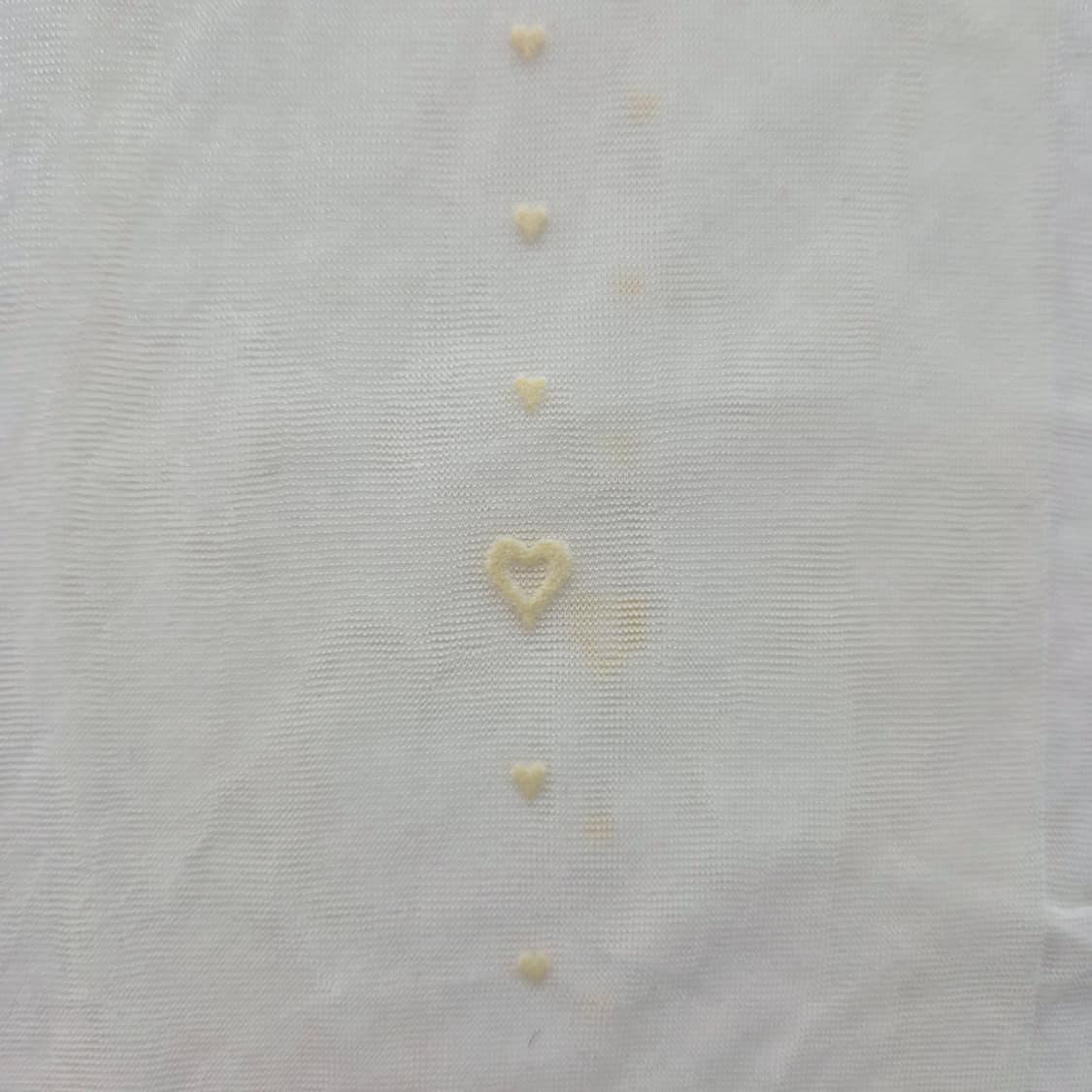 TRINKY 아이보리 화이트 하트 백포인트 팬티스타킹 상품이미지3