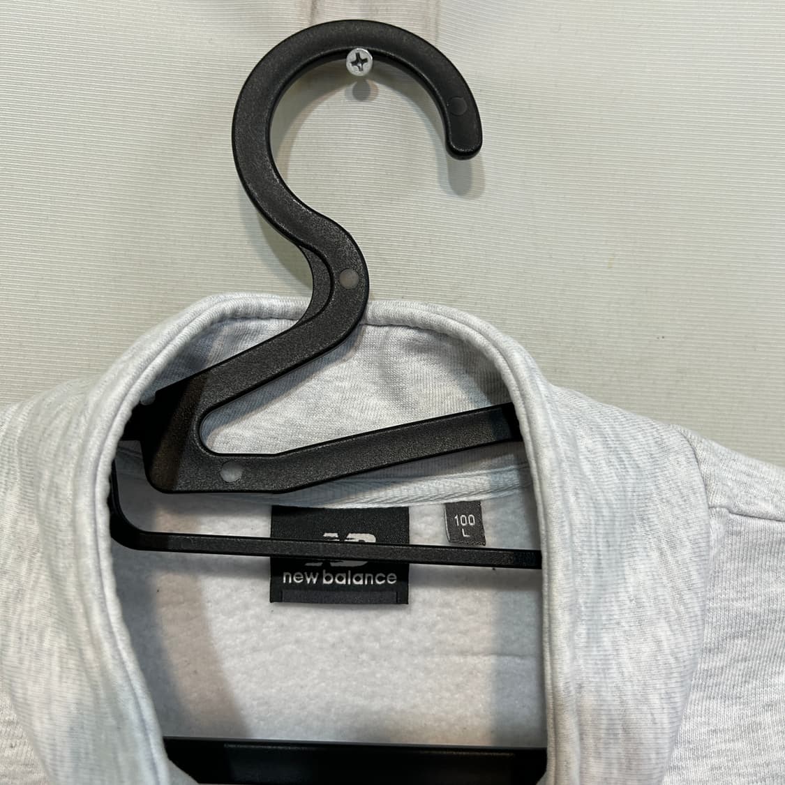 뉴발란스 남성 기모 하프집업 100 상태최상 상품이미지3