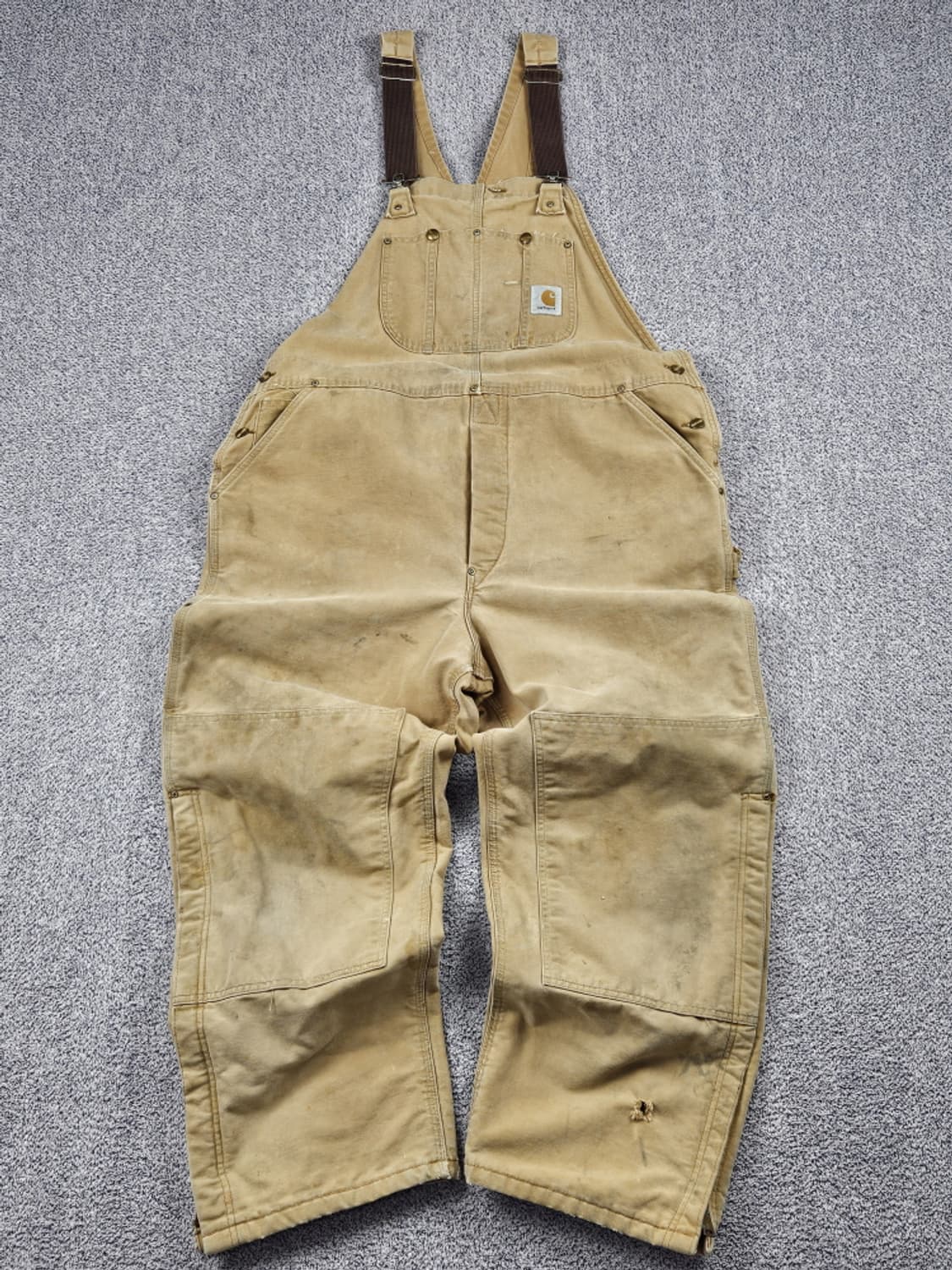 90's USA 칼하트 캔버스 더블니 오버롤 (44X30) / 10236 상품이미지1