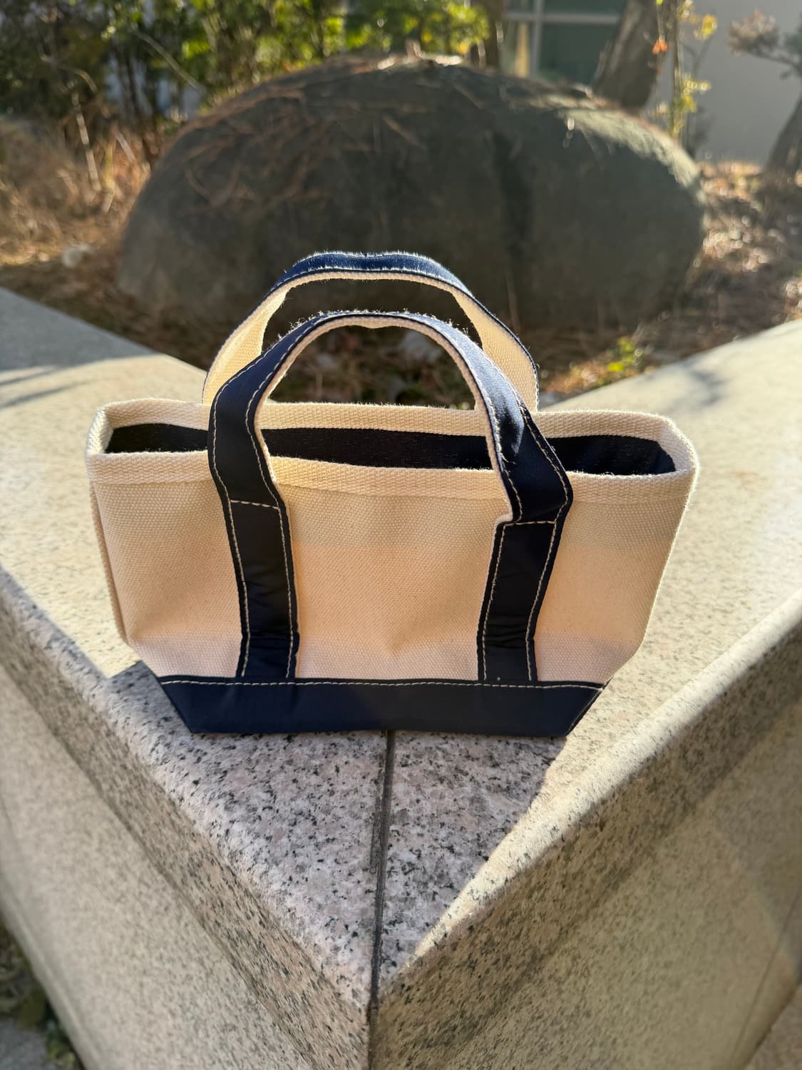 (deadstock) L.L.Bean 엘엘빈 캔버스 미니 토트백 파우치백 상품이미지3