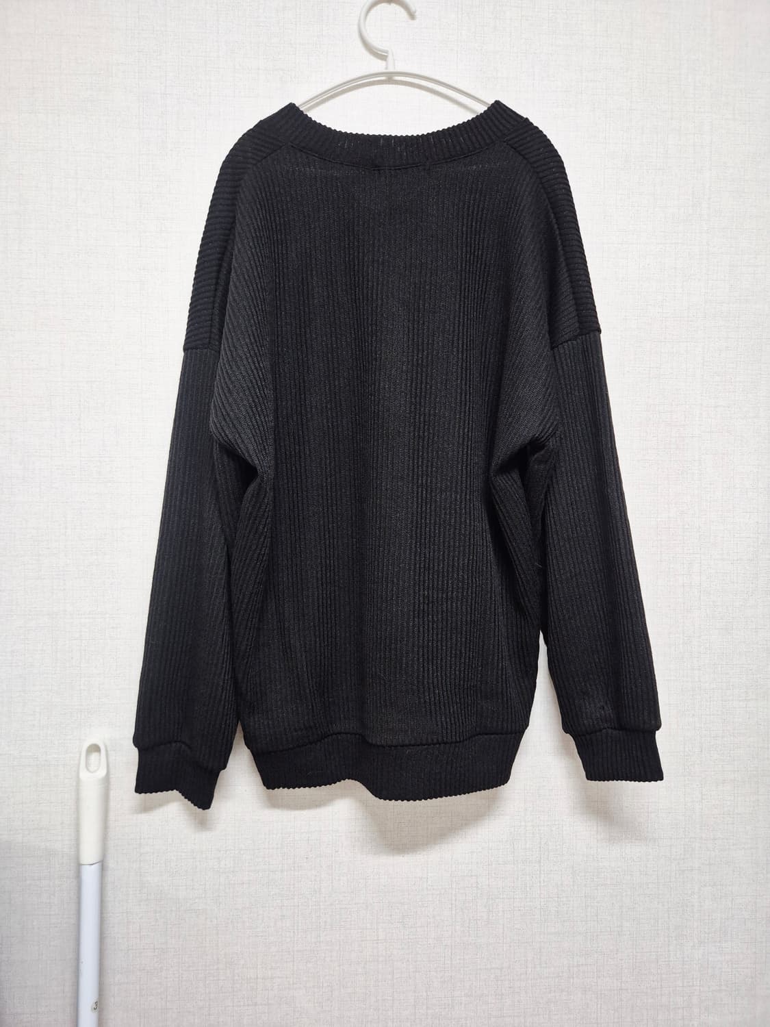 검정 골지 맨투맨 상품이미지2