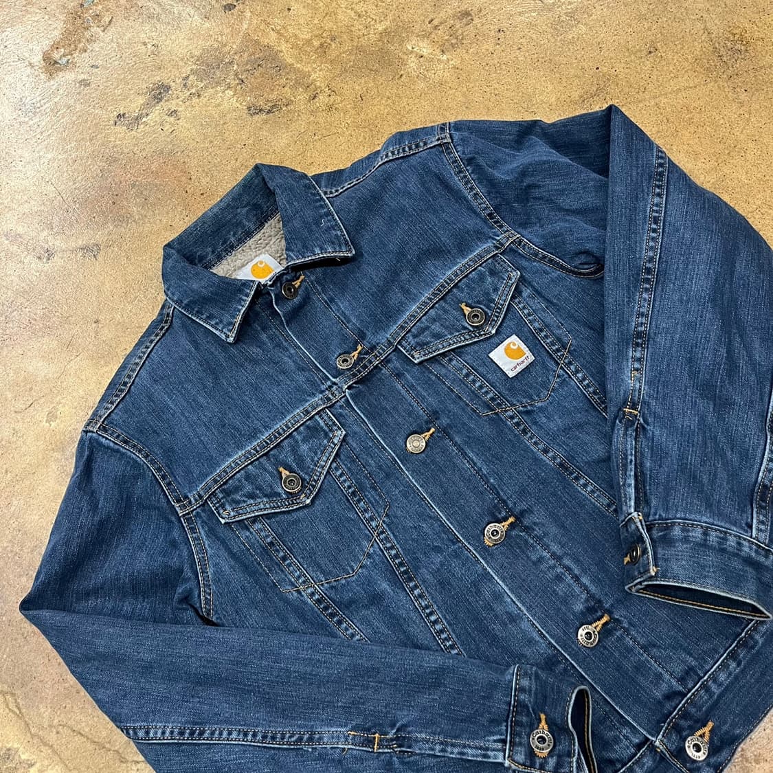 [정품/S] 칼하트 데님 자켓 청자켓 b14 상품이미지1