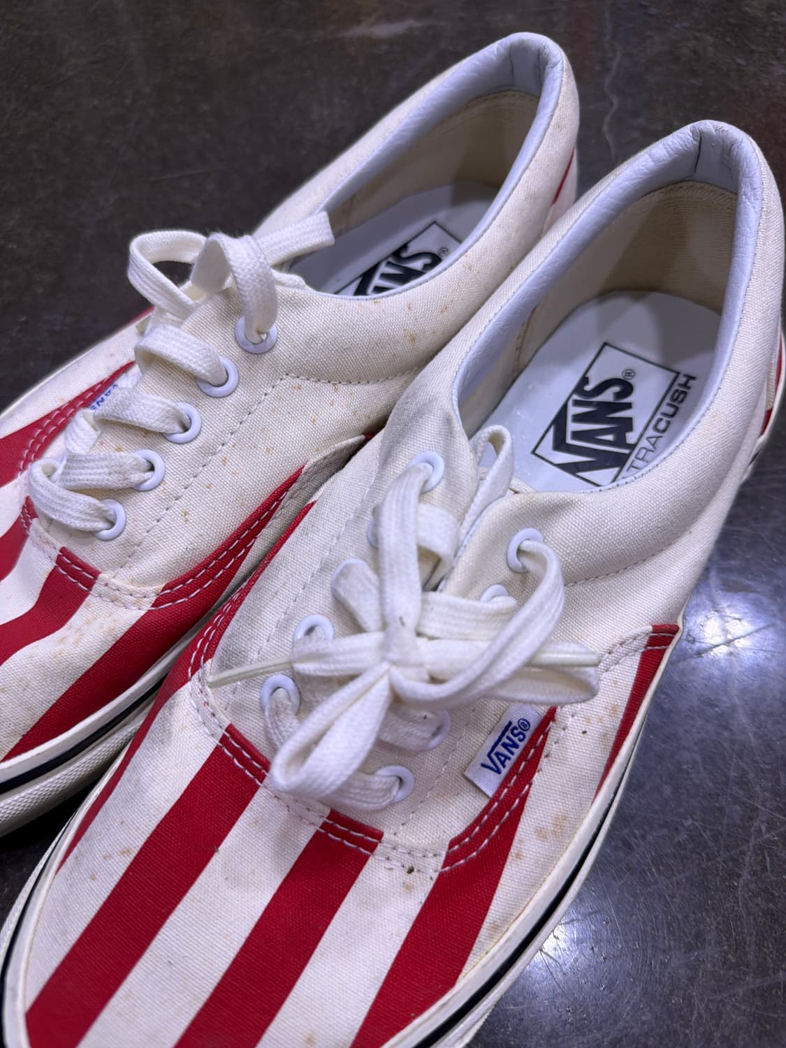 반스 레드 스트라이프 에라 애너하임 스니커즈 슈즈 270 상품이미지4