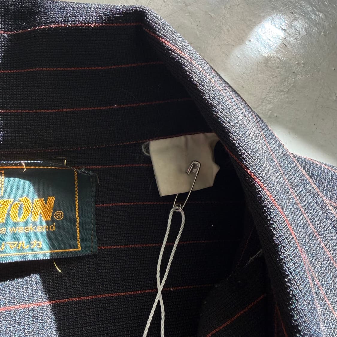 90s Feuston 빈티지 스트라이프 셔츠 M 상품이미지6