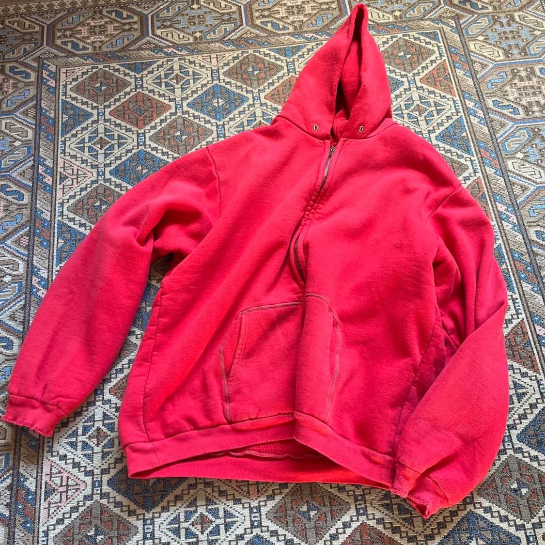 25aw 빈티지 스웻 후드집업 상품이미지1