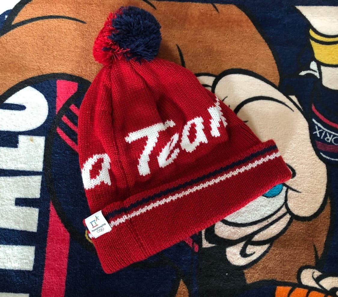 (2) 노스페이스 팀코리아 방울비니/국대비니(레드) 2018평창 상품이미지5