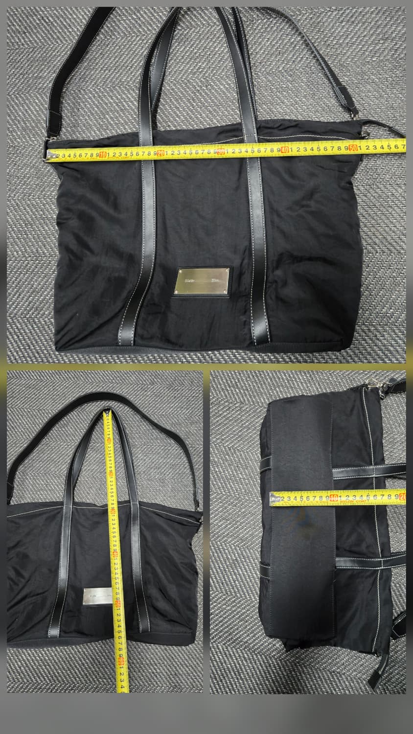 마뗑킴 Matinkim 패브릭 뉴 쇼퍼백 블랙 상품이미지7