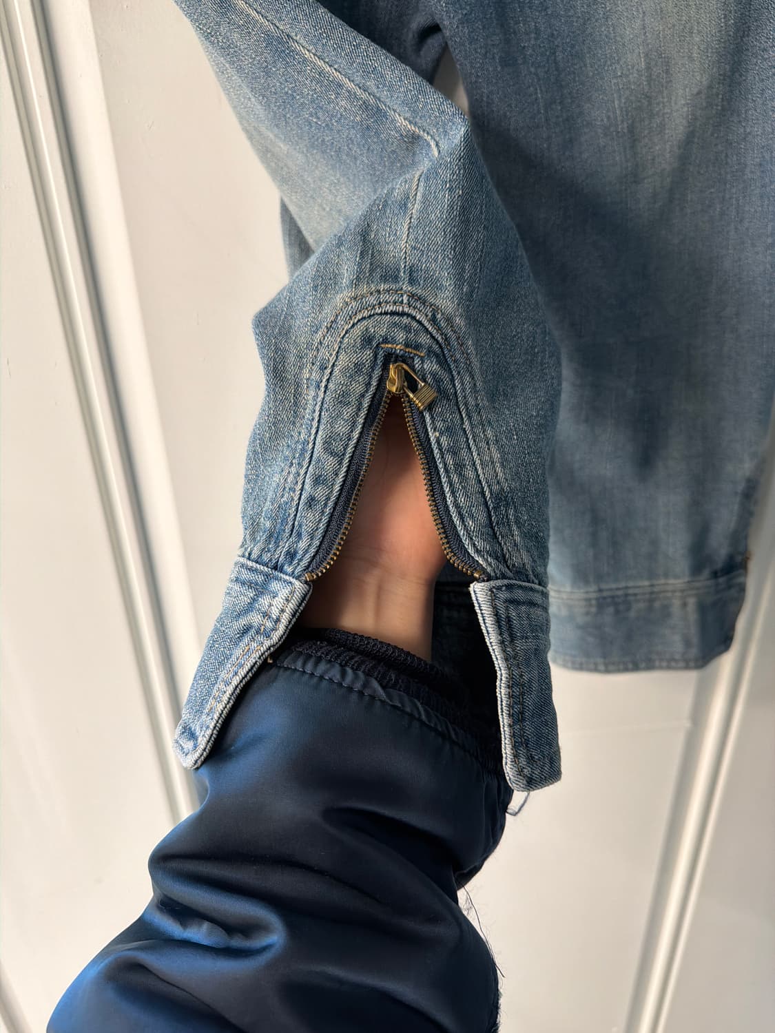 일본빈티지 옆트임 카프리 데님팬츠 상품이미지10