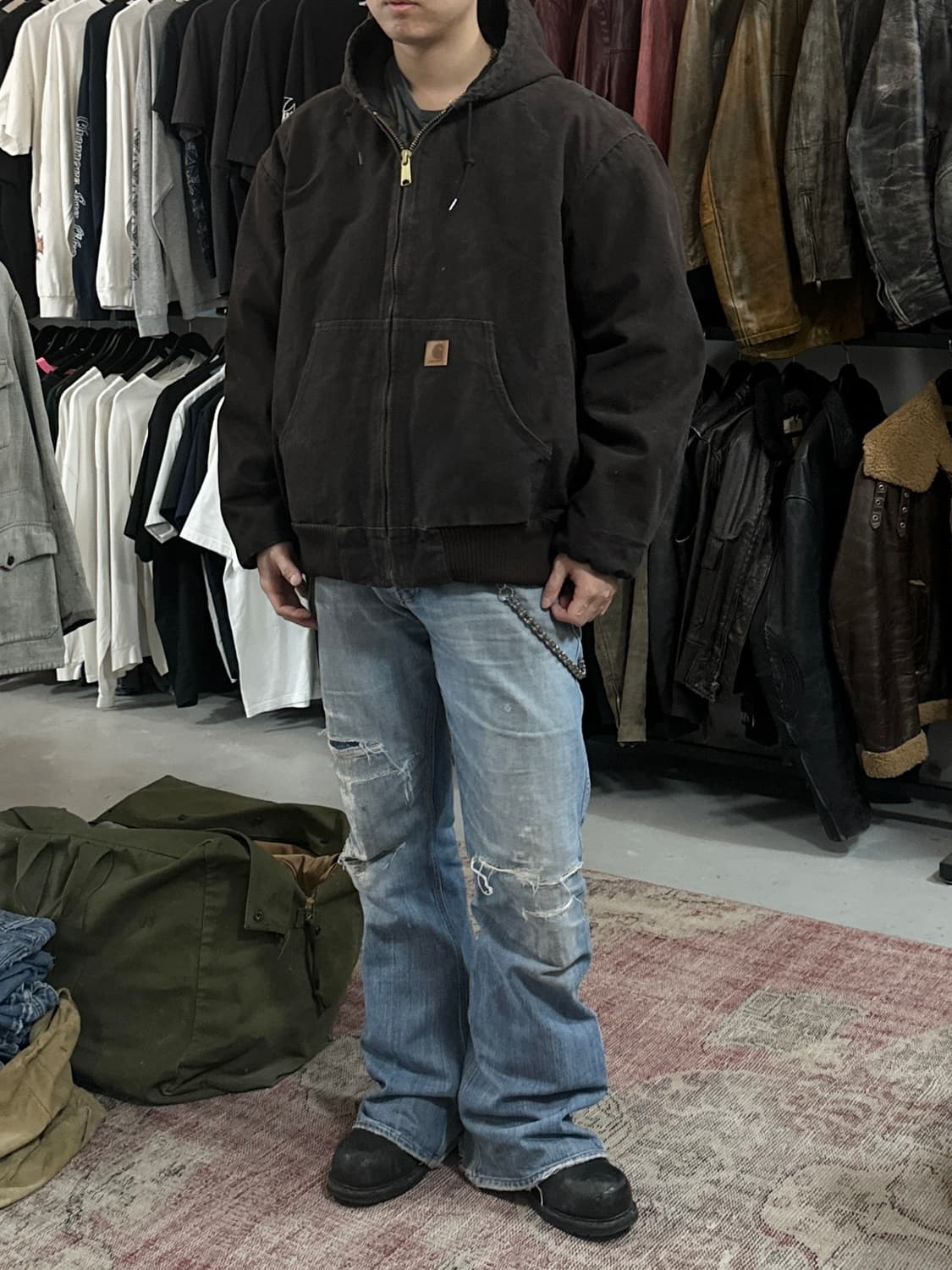 OG 칼하트 J130 액티브 자켓 칼하트 DKB 후드자켓 상품이미지10