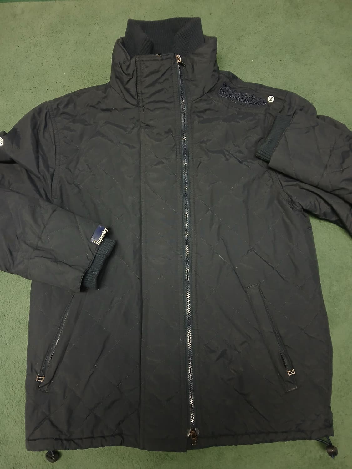 슈퍼드라이 퀼팅자켓 3중집업 바람막이 M 상품이미지1