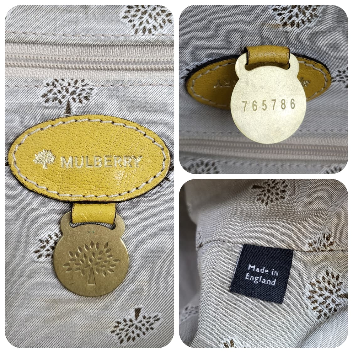 정품 멀버리 알렉사백 머스터드 미듐 상품이미지9