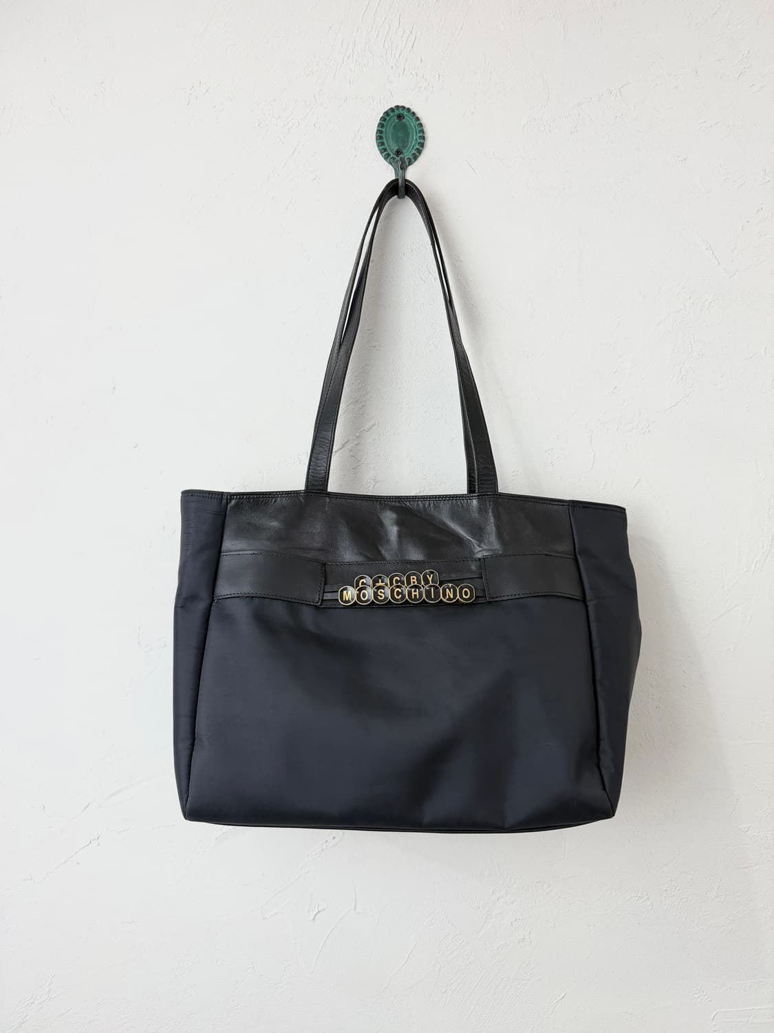 모스키노 레더+나일론 숄더백 상품이미지1