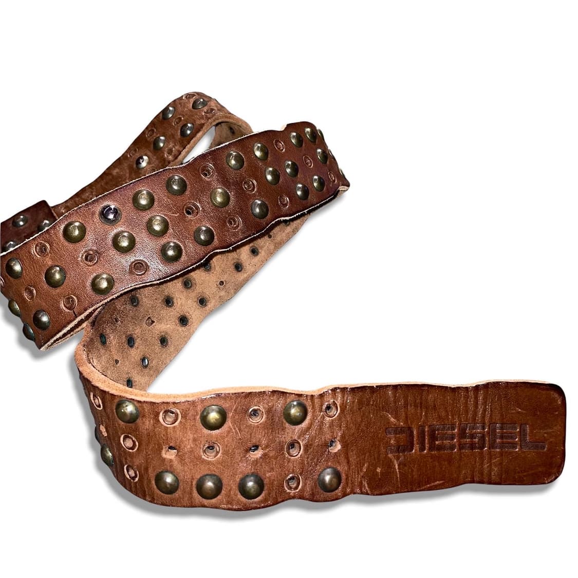 디젤 빈티지 스터드 벨트(Made in Italy) 상품이미지2