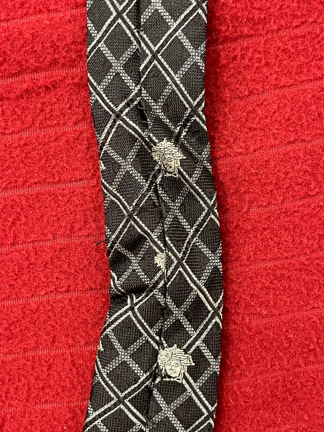 지아니 베르사체 패턴 넥타이 블랙 #csz3072 상품이미지5