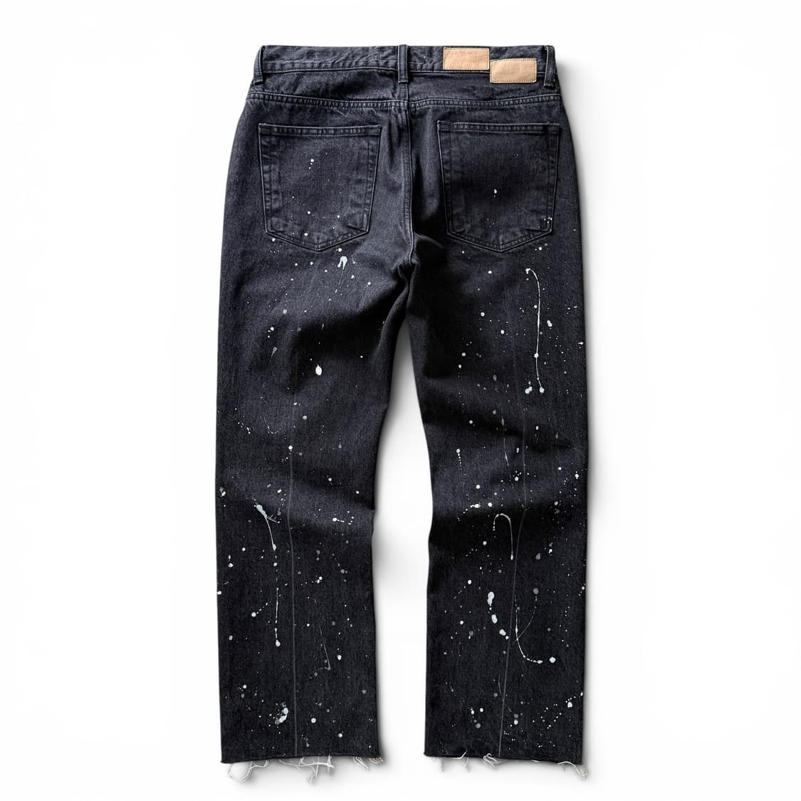 TONYWACK Paint Black Denim Pants 상품이미지3